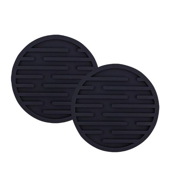 

mats & pads 2 pcs practical silica cup non-skid heat-insulated