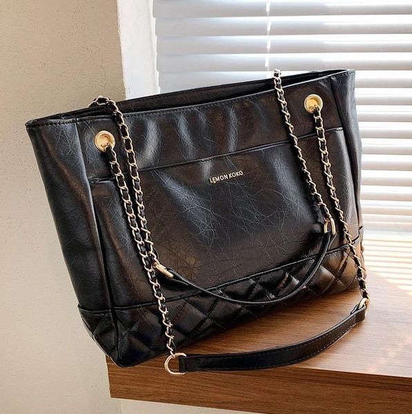 

evening bags casual ladies large-capacity chain messenger bag 2021 female autumn and winter all-match shoulder commuter