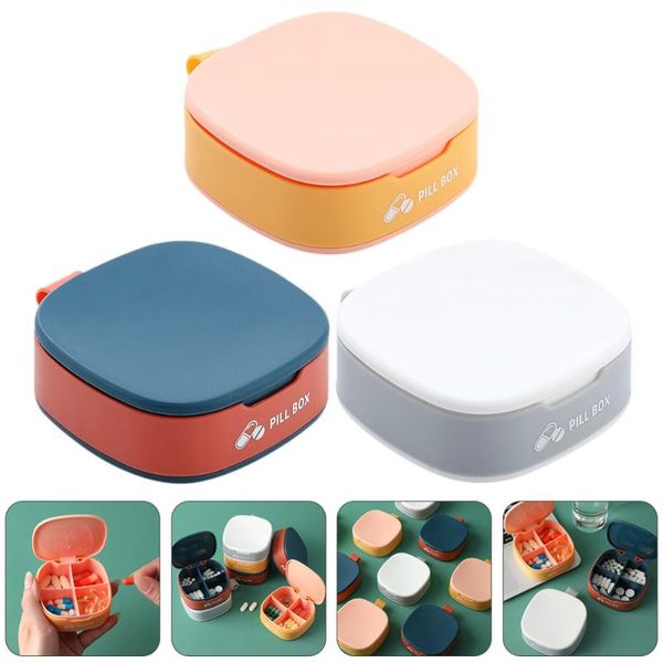 

storage bags 3pcs travel organizers boxes portable cases (random color)