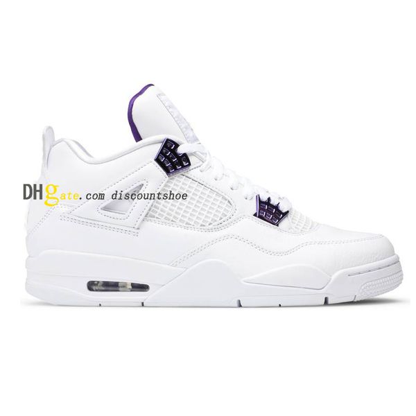 

mens 4 purple metallic basketball shoes 4s sneakers for sale us 7-13