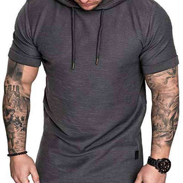 

men's t-shirts fashion designer hooded tshirts sports solid short sleeved homme summer mens clothing, White;black