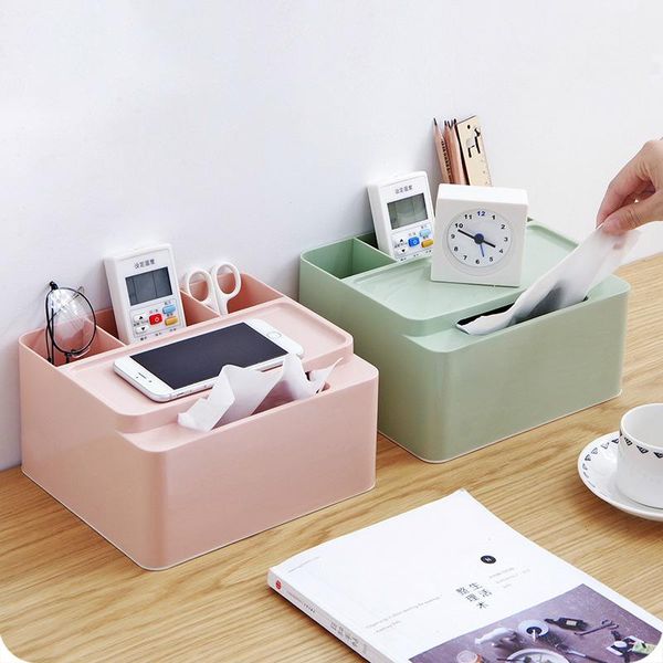 

tissue boxes & napkins multifunctional box creative living room paper deskremote napkin control storage