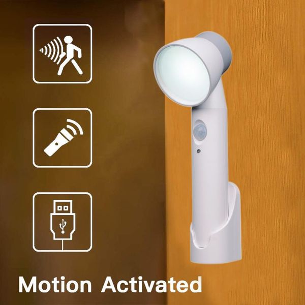 

wall lamp smart usb sensor night light led table lights cabinet kitchen bedroom lighting three-in-one home
