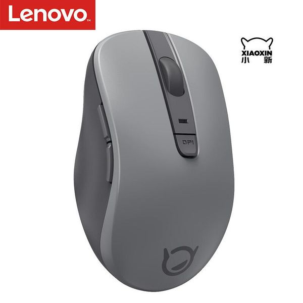 

mice lenovo xiaoxin bt bluetooth wireless mute mouse 3 gears adjustable up to 1600 dpi for lappc windows 7/8/10