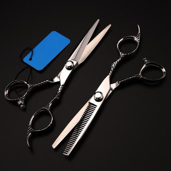 

hair scissors professional jp 440c steel 6 '' upscale cutting haircut thinning barber haircutting shears hairdresser