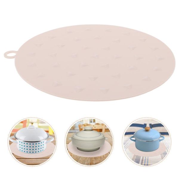 

mats & pads 4pcs household silicone coasters tableware dining cup