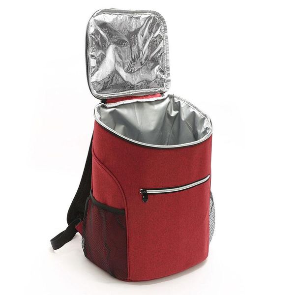 

outdoor bags waterproof portable insulated cooler bag can carry food and drink thermal solid color