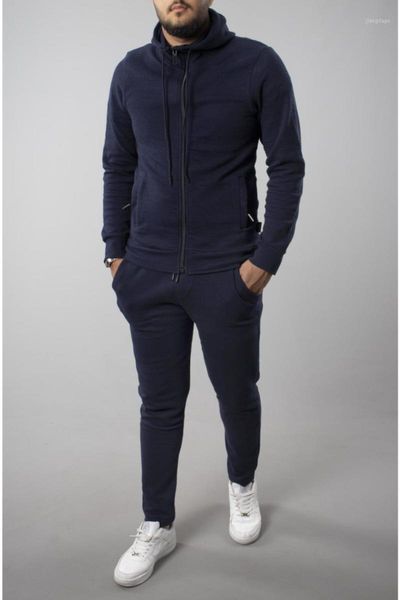 

navy stripe patterned fabric tracksuit set f107-tkm men's sleepwear, Black;brown