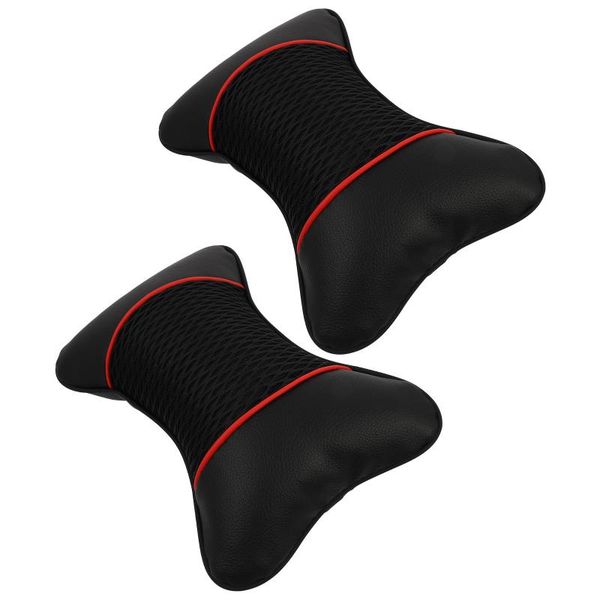 

seat cushions 2pcs car head pillow neck rest protector waist cushion