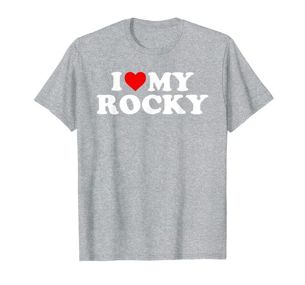 

rocky shirt: i love my rocky t-shirt, White;black