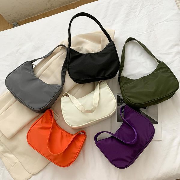 

evening bags women casual oxford cloth shoulder tote bag fashion ladies classic underarm pouch multi colors purse wallet decoration