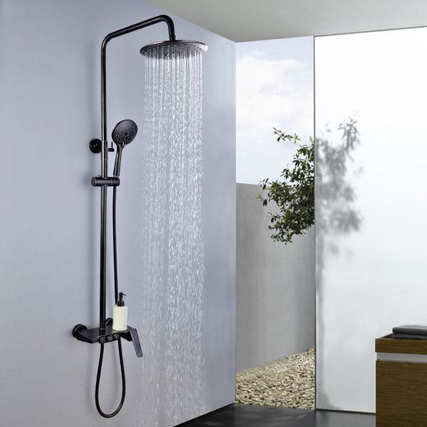

retro shower sets bathroom faucet cold and mixer brass chrome system waterfall