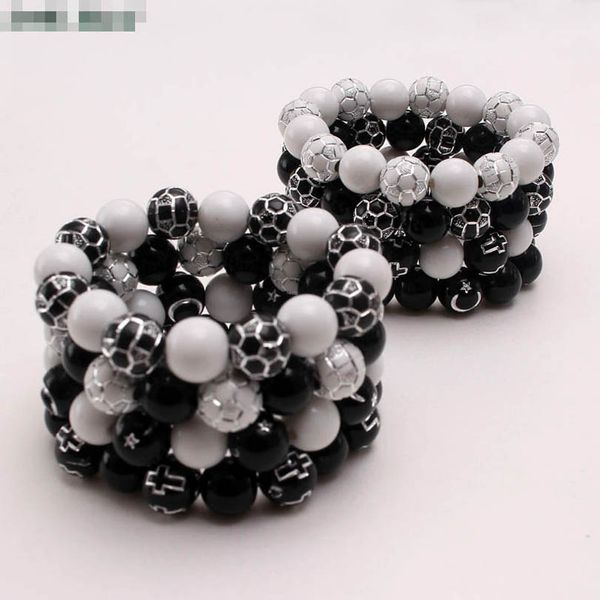

girls bracelet jewelry childrens accessories beaded children acryl accessory b8005, Red;brown