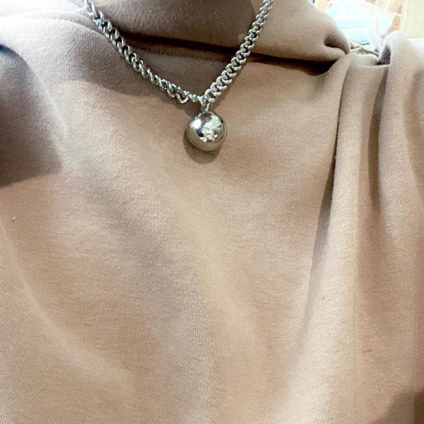 

jewelry necklaces & pendants men's ball pendant 129903, Silver