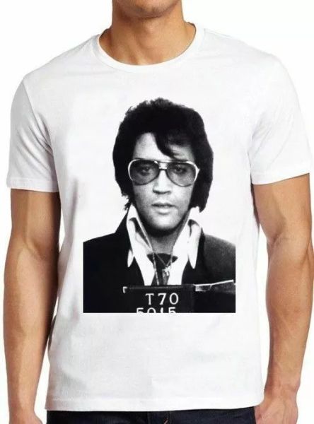 

elvis presley mugsking rock n roll cool gift tee elvis t shirt 4222, White;black