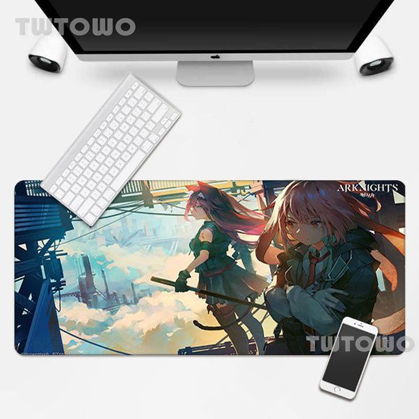 

mouse pads & wrist rests arknights padmouse thick accessory locked edge computer sell pad art anime lovely cartoon gamer home carpet mousepa
