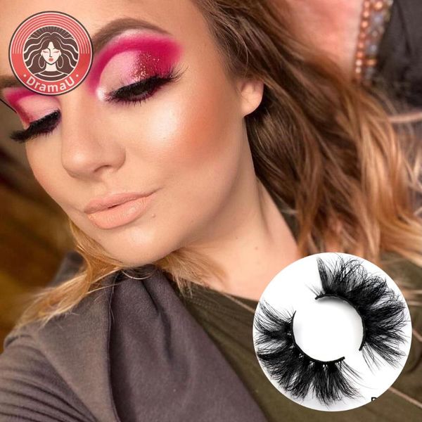 

false eyelashes dramau 3d mink lashes luxury hand made volume cruelty faux makeup