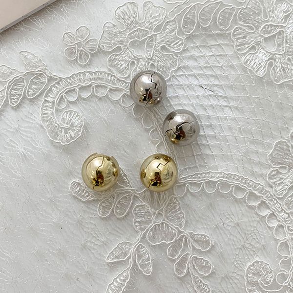 

2021 new trendy small bead charm earrings korean elegant wedding party bride prevent allergy ear studs jewelry unusual gifts for women girl&, Golden