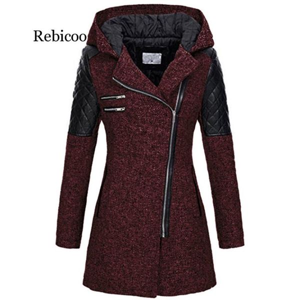 

women's jackets oversize jacket woman winter coat warm slim thick parka overcoat outwear hooded zipper size plus, Black;brown