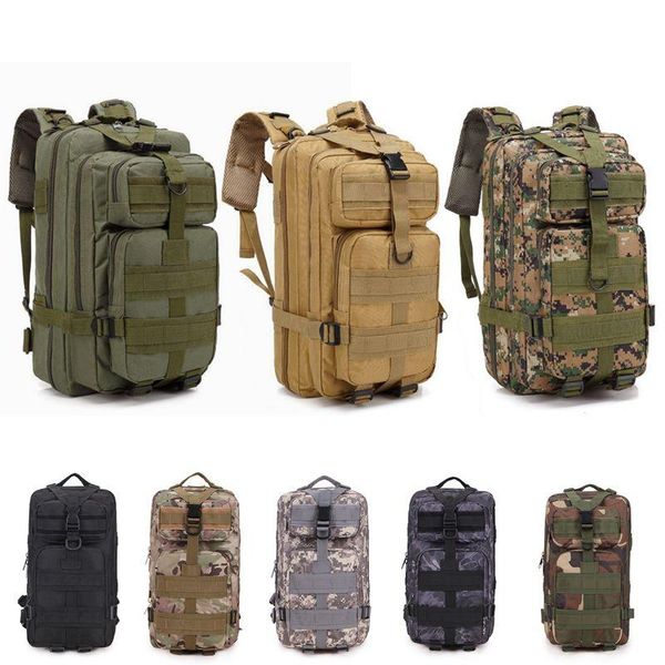

nylon tactical backpack military waterproof army rucksack outdoor sports camping hiking fishing hunting bag bags