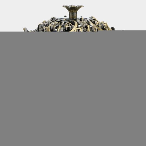 

1pc exquisite lotus incense burner retro holder adornment fragrance lamps