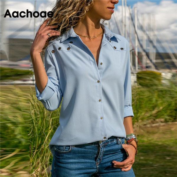 

women blouses 2021 spring pure long sleeve blouse shirt turn down collar chiffon blouse office shirts blusas camisa, Black;white