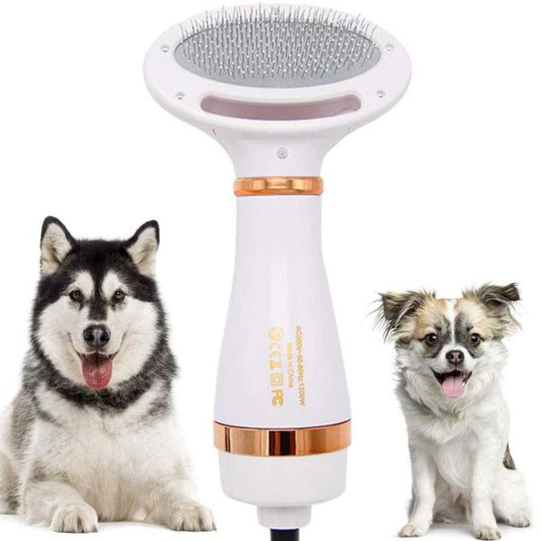 

electric hair brushes pet dryer with slicker brush professional home dog for small medium dogs and cat 2 in 1 grooming