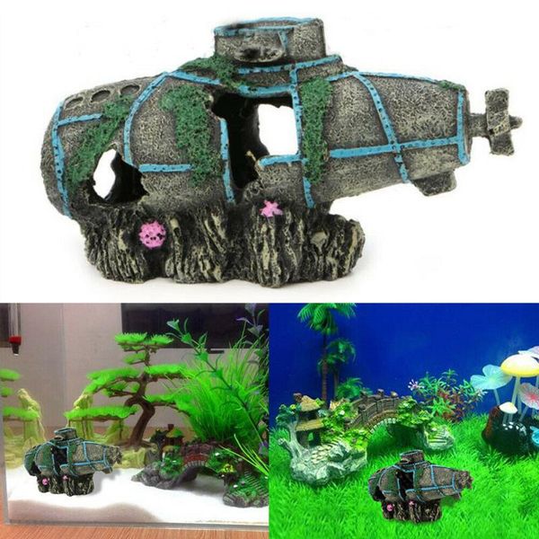 

safe imitation old submarino ornament fish tank decor aquarium decoration decorations