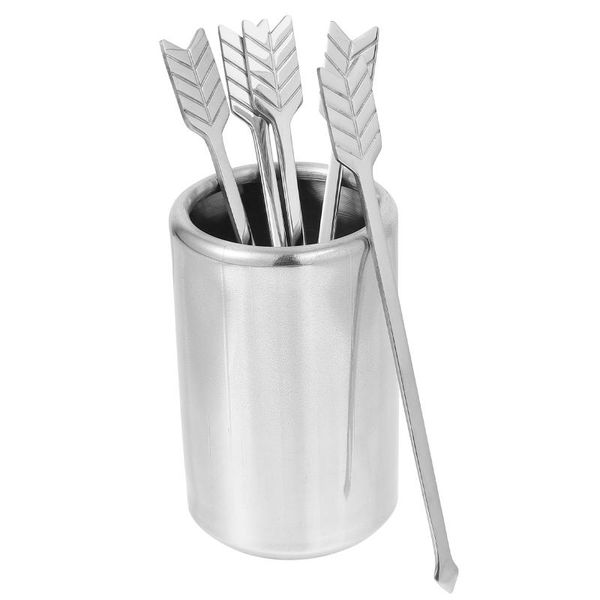 

forks 5 pcs stainless steel long handle el household coffee sticks