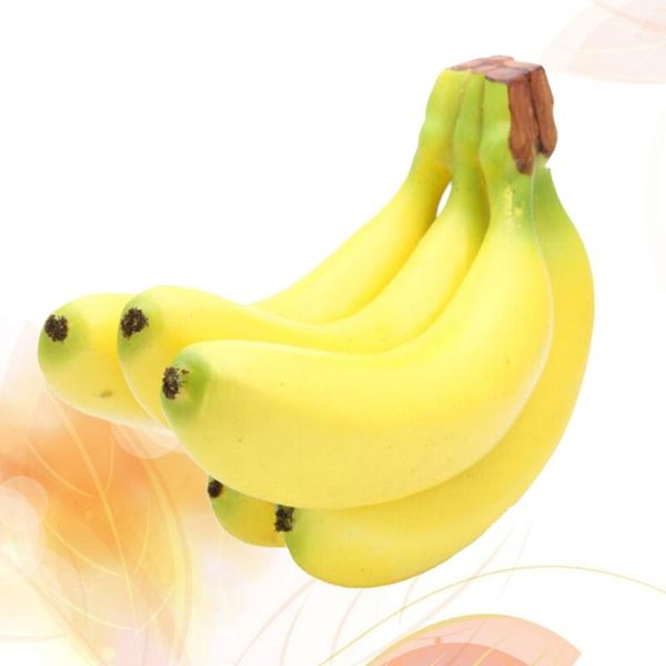 

party decoration 5pcs simulation banana pography props artificial fruit diy shop ornament