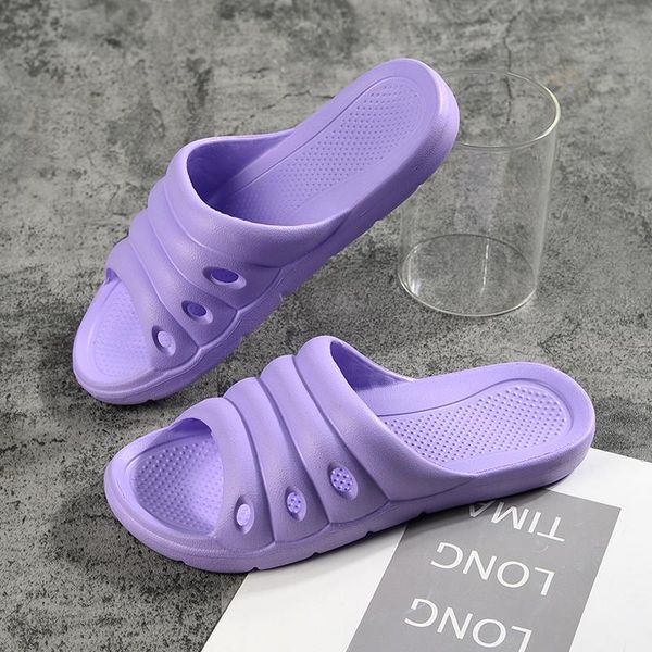 

slippers women men summer non-slip beach slide sandals flip flops comfort bathroom ladies couples bedroom shower shoes, Black