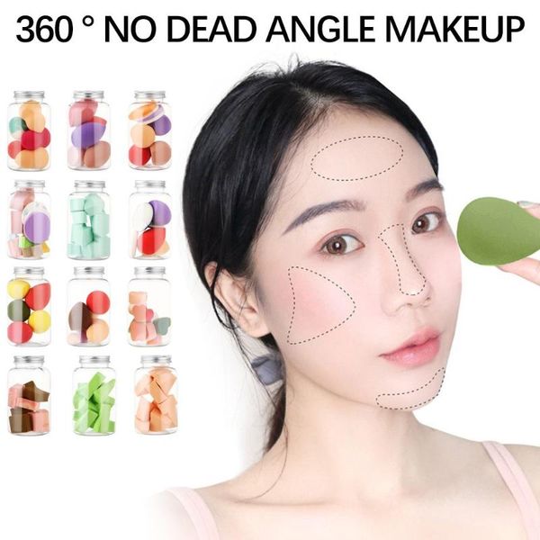 

sponges, applicators & cotton 12pcs makeup blender cosmetic puff sponge with storage box foundation powder beauty tool women make up accesso