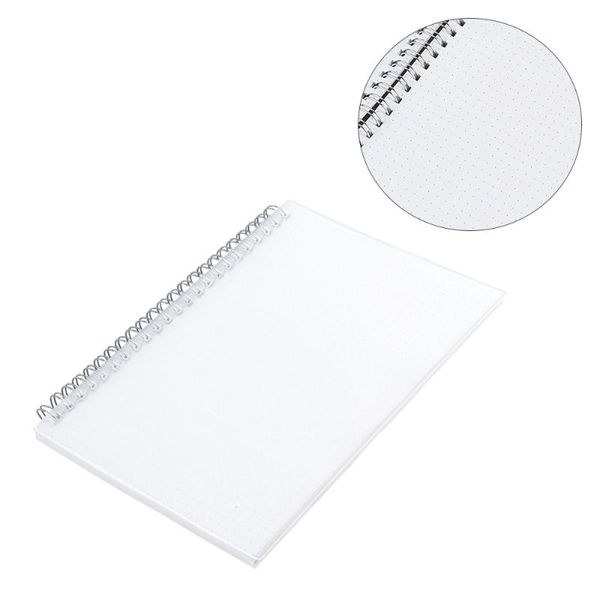 

dull polish frosted spiral sketchbook journal planner diary notebook for writing drawing painting 14.8x21.2cm ) notepads, Purple;pink