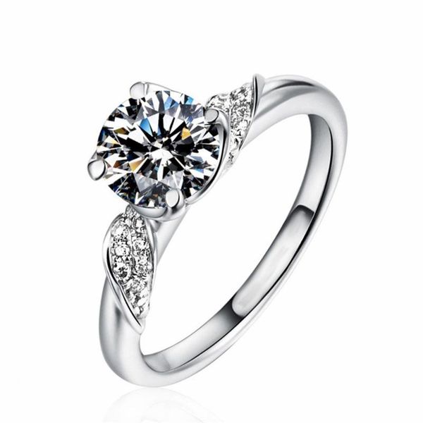 

wedding rings fantasy jewelry white zircon silver color women promise ring size 6 7 8 9 herr0062, Slivery;golden