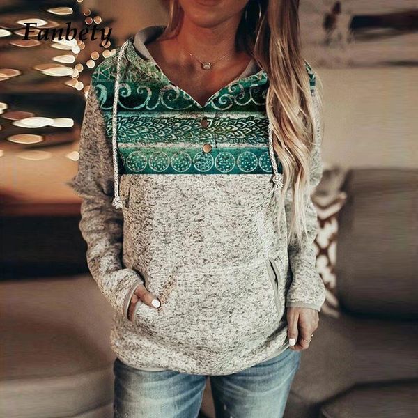 

women's blouses & shirts women elegant letter print blouse shirts 2021 autumn casual long sleeve pullover ladies winter hood, White