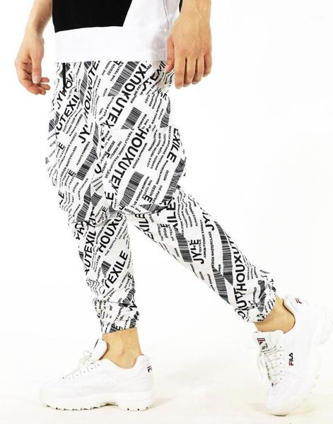 

men's pants will cazette cargo pocket digital jogger tracksuit, Black