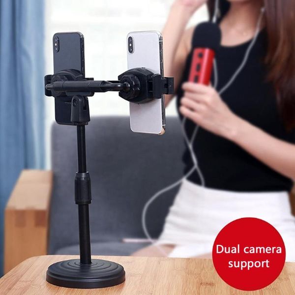 

cell phone mounts & holders universal lazy holder mobile live streaming stand deskmulti-function rack ring light