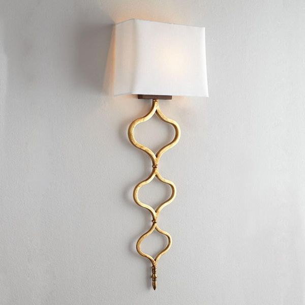 

large cloth shade wall light indoor lighting for living room bedroom decor lamp el led fixtures night lights