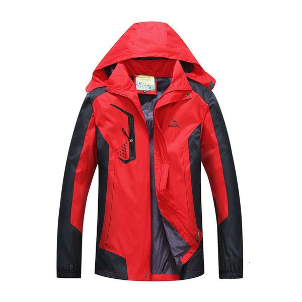 

men's jackets spring autumn men's jacket dwaterproof water with breathable hood of women coats plus size 5xl, Black;brown