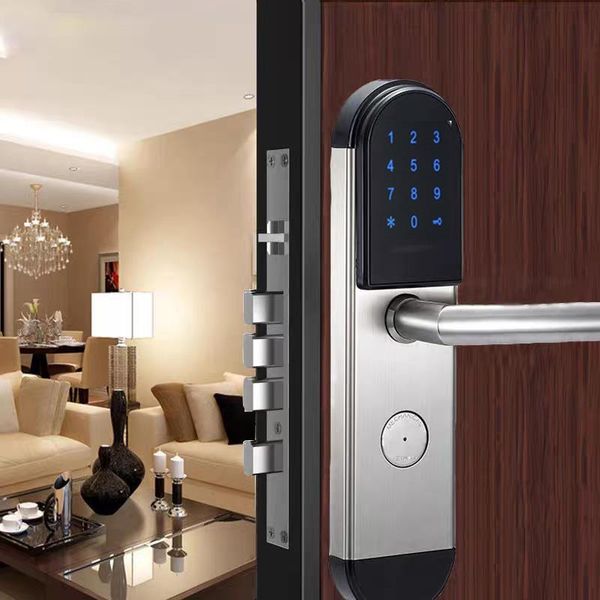 

high security code door lock touch keypad m1 card electronic for apartments wireless el system timer smart