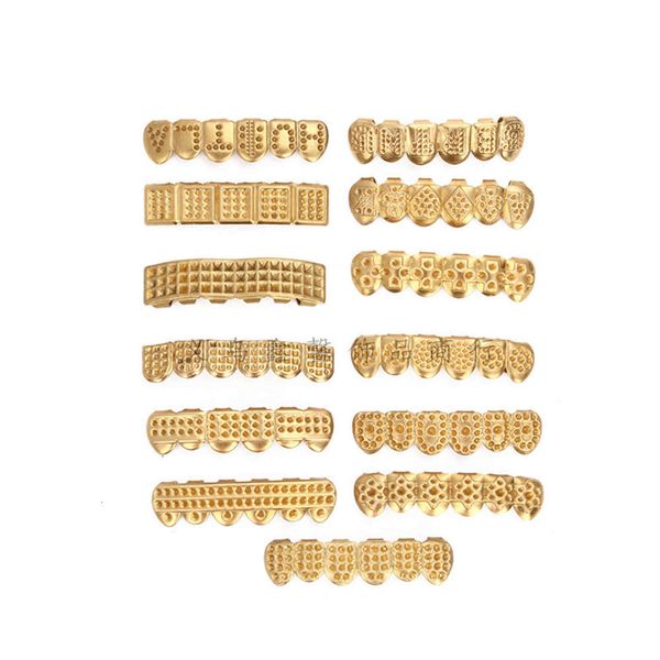 

micro hip hop style 6 point drill teeth set, Silver