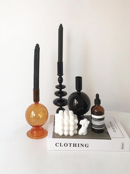 

candle holders wedding geometric holder stand simple creative glass romantic nordic decoracion hogar home decor df50zt
