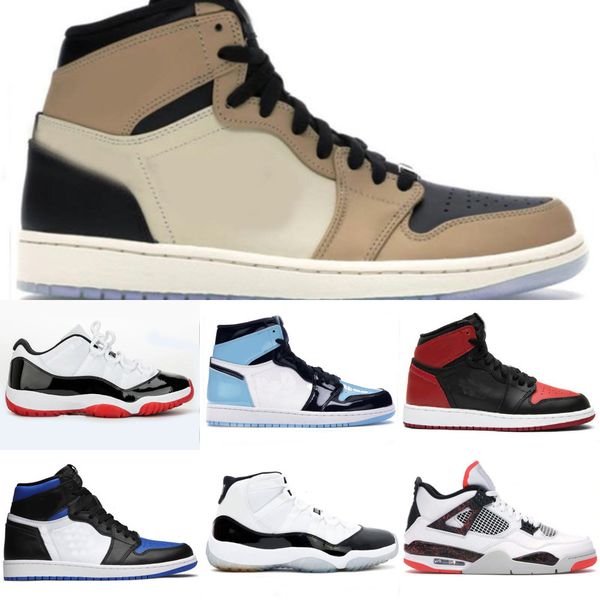 

1 1s jumpman men basketball shoes designer sneakers running shoe sports torch hare game royal pine green court with box 31o2atgblw