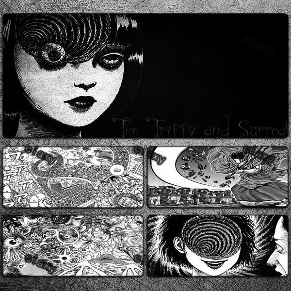

mouse pads & wrist rests anime ahegao xxl pad table mat desk protector mousepad non-slip computer accessories deskmat big mausepad for