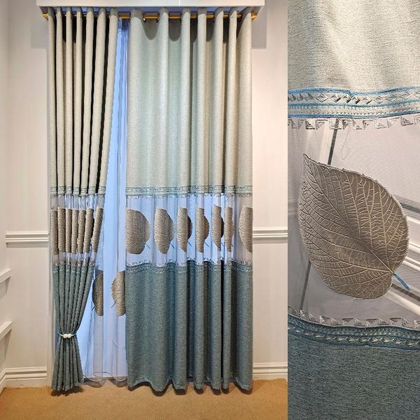 

curtain & drapes 2021 nordic living room hollow curtains simple modern high-end atmospheric balcony floor embroidery