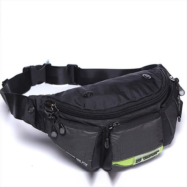 

men waterproof oxford waist bags fanny pack bum hip belt purse pouch shoulder crossbody messenger military chest bag