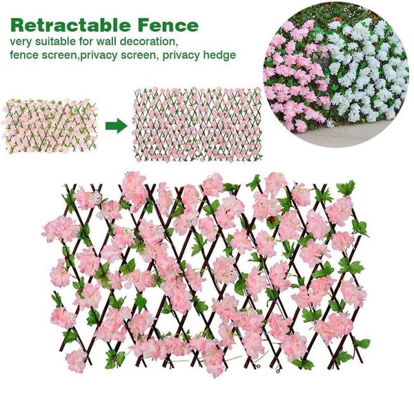 

fencing, trellis & gates artificial outdoor hedge retractable fence screen with plant expandable privacy garden expanding