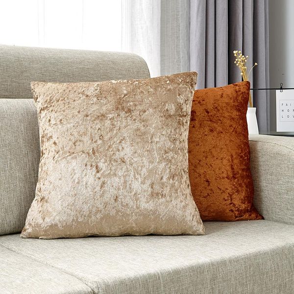 

cushion/decorative pillow cushion cover crushed grey decorative pillows luxury kussenhoes nordic home decor