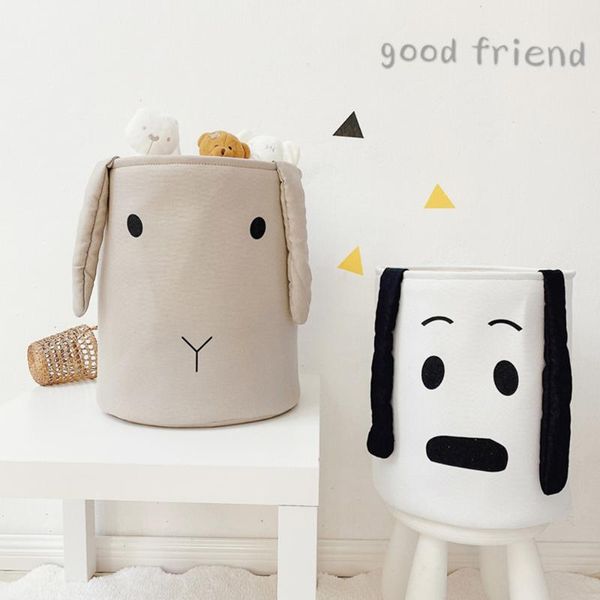 

storage baskets 3 layer thickened foldable laundry basket for dirty clothes cute cartoon toys bag organizer kids home