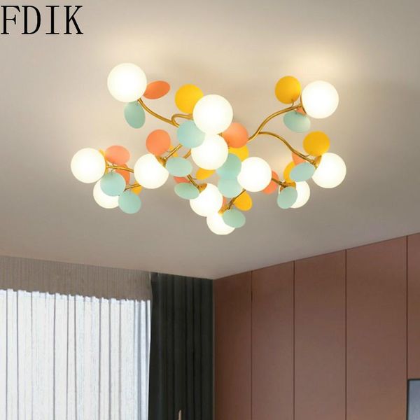 

ceiling lights 2021 for living room bedroom restaurant lamp flower branch lighting interior home decor light fixture